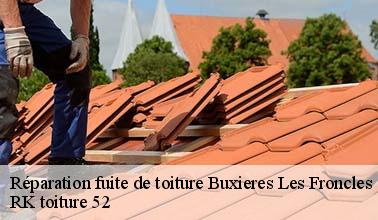 La réparation des fuites au niveau de la toiture réalisée par RK toiture 52 à Buxieres Les Froncles dans le 52320